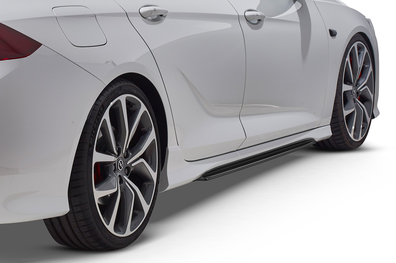 Zijskirts Opel Insignia B GSI / GS Line Plus CSR glans Zwart