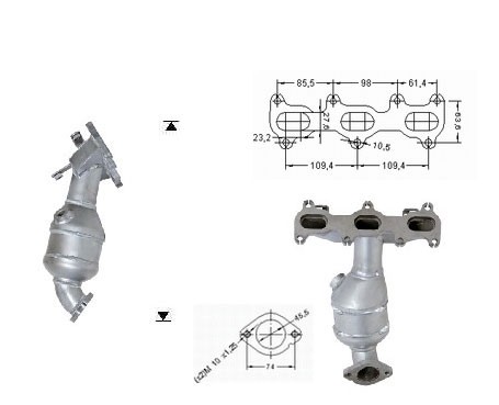 Hyundai XG 3.0i V6 2972 cc 141 Kw / 192 cv 6CT Magnaflow CAT Bou