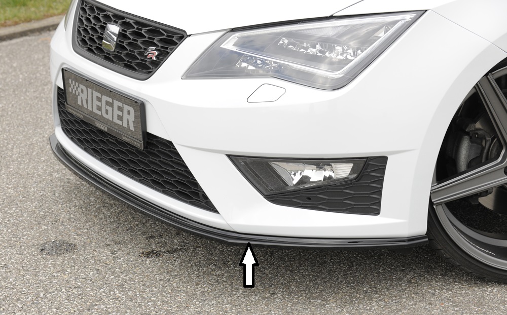 Seat Leon 5F FR/Cupra Rieger front splitter 13-16