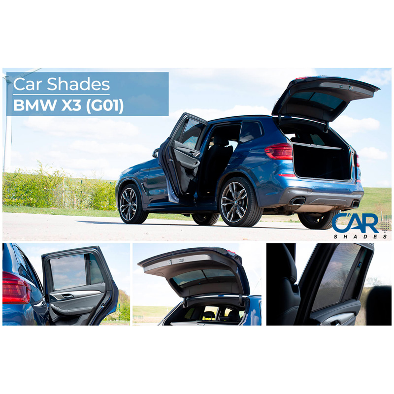 Set Car Shades  BMW X3 (G01) 2017- & iX3 (G08) 2020- (8-pieces)