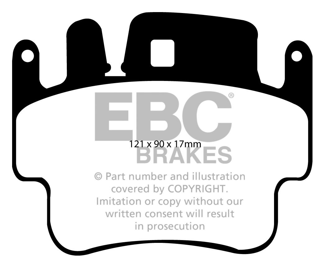 EBC Brakes PORSCHE 911 (996) (Cast Iron Disc Only) 3.6 Turbo 4 2