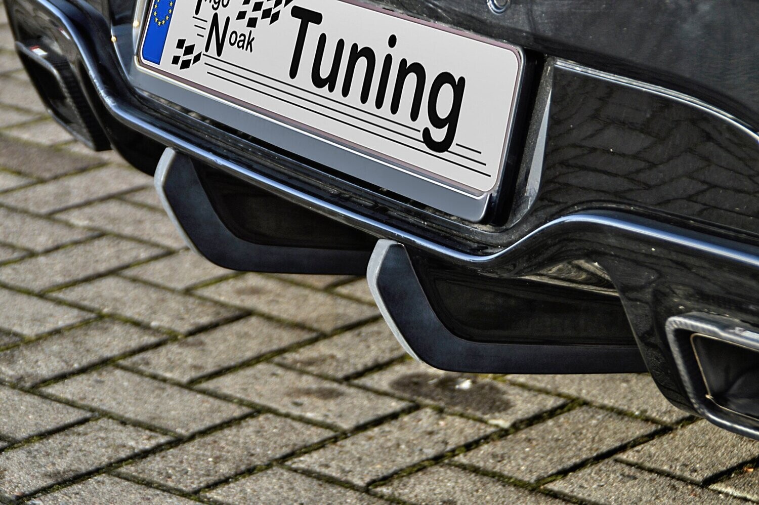 Diffuser Extentie Renault Clio IV RS Mat Zwart