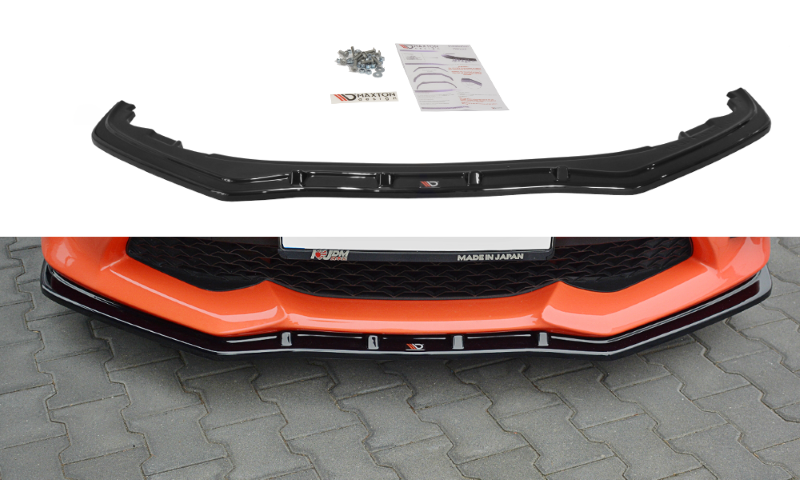 Voorspoiler Toyota GT86 FACELIFT Zwart Glans V.3