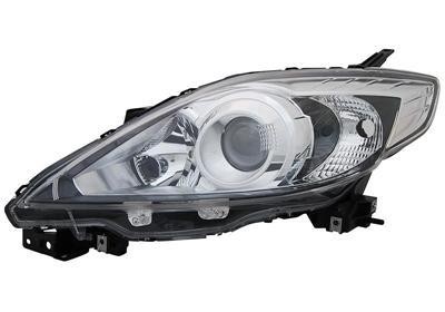 koplamp, H7+HB3, elektr verstelb, incl stelmotortje, smoke, link