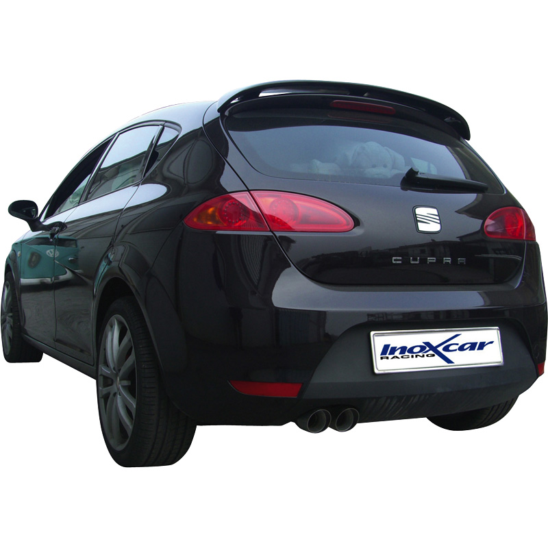 100% Inox Sport Exhaust  Seat Leon 1P 2.0 TFSi Cupra (240HP) 2005- 2x76mm Racing