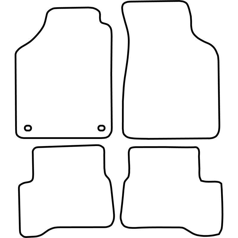 Automatten Velours  Mazda 323 1989-1994