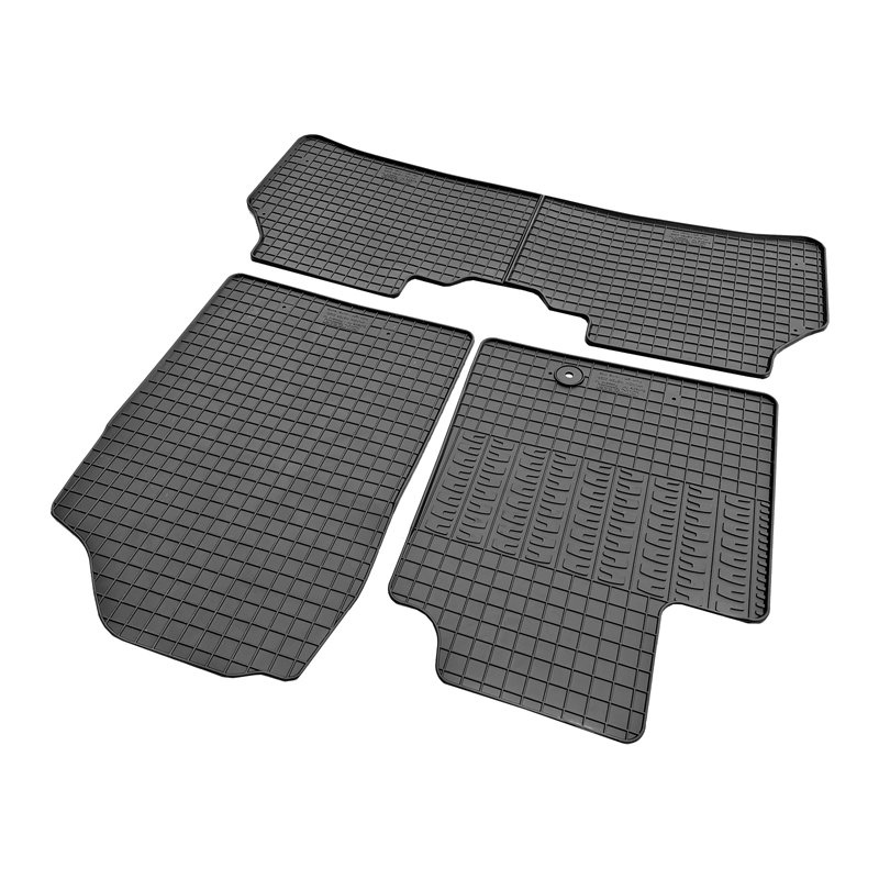 CIKCAR Rubber car mats set  Hyundai Inster EV (AX1) 2024- (3-pieces + fixing system)