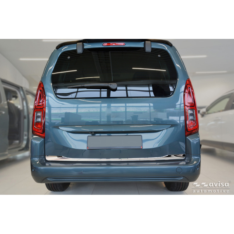 Avisa Chroom RVS Kofferbak Sierlijst  Toyota Proace City Verso 2019-2024 & Facelift 2024-