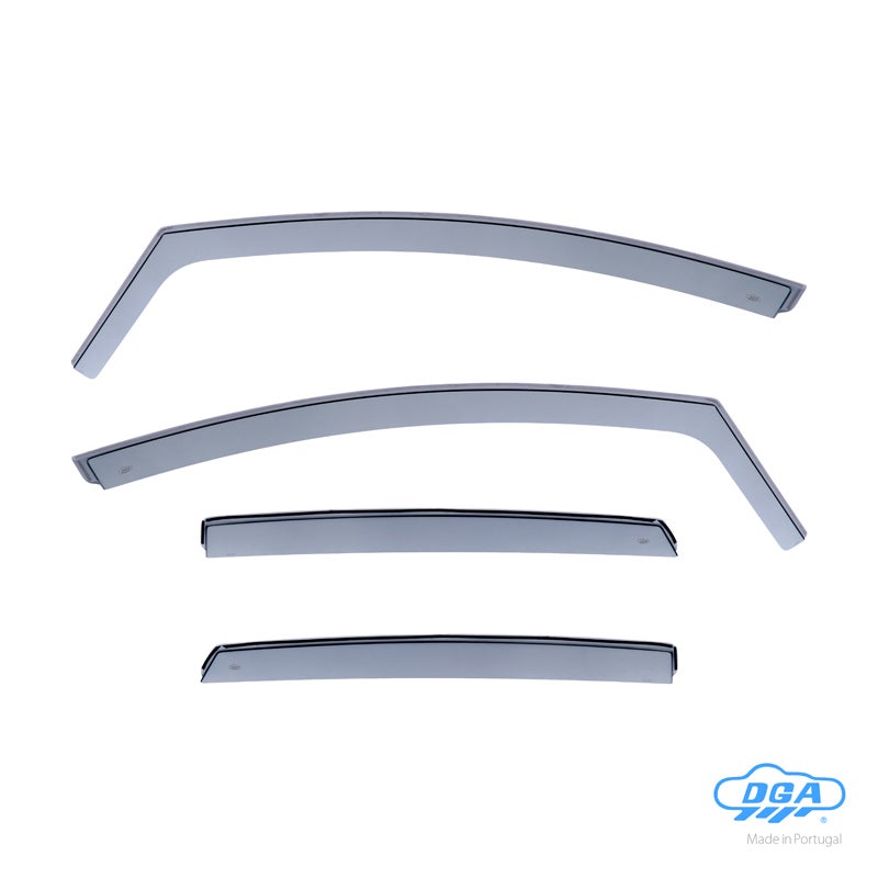 DGA Wind Deflectors Set  Ford Fiësta 5-doors 2008-2017 (4-pieces)