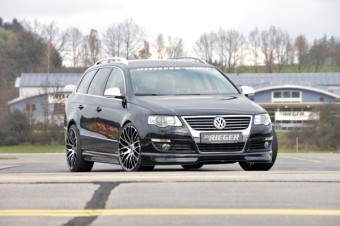 Zijskirts VW Passat 3C met uitsnede Rieger