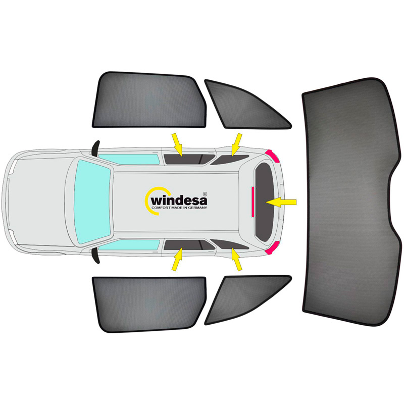 SunClip Zicht- & Zonwering  Opel Astra L Sportstourer 2021-