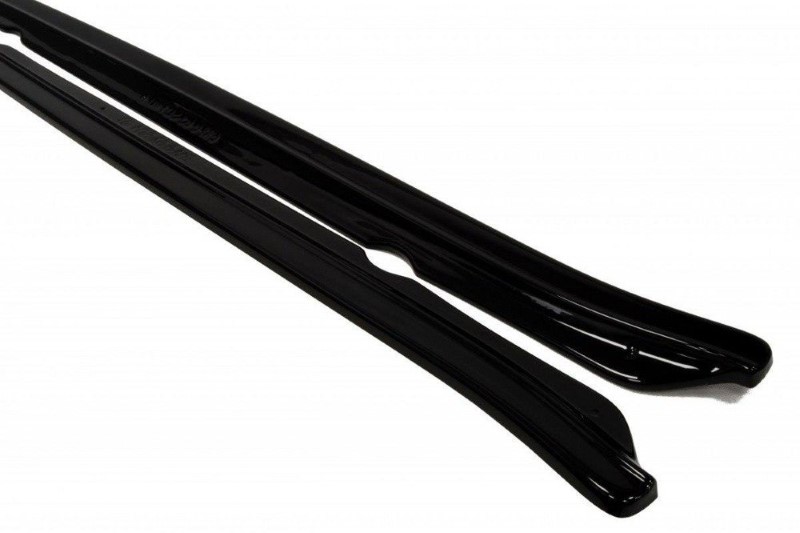 Zijskirts Diffusers BMW 6 E63 / E64 (PREFACE MODEL) Glanzend Zwart
