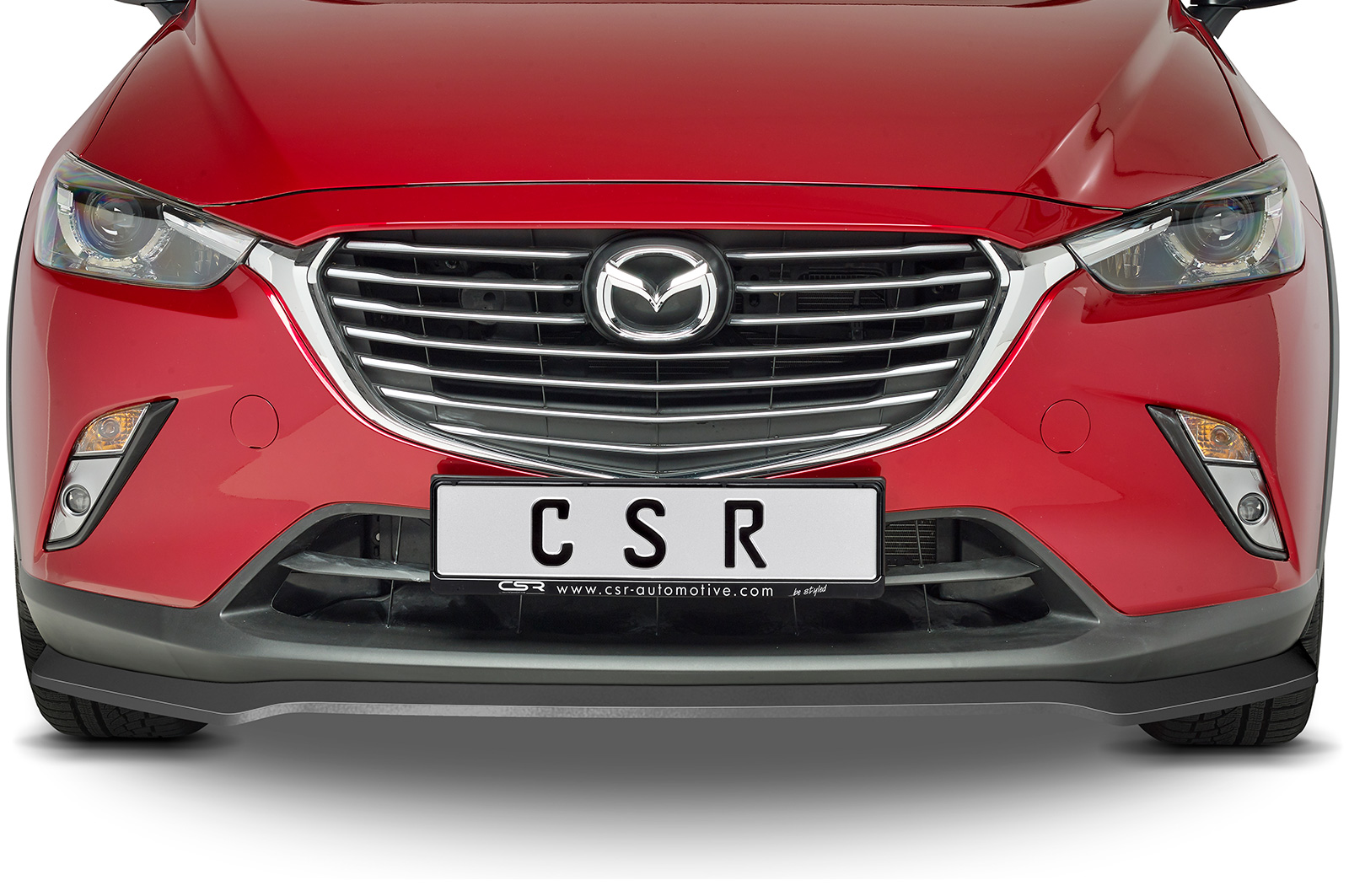 Voorspoiler Mazda CX3 CSR Glans Zwart