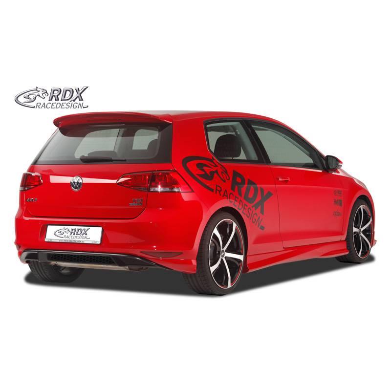 Rear bumper skirt 'Diffusor'  Volkswagen Golf VII HB 3/5-doors 2012- 'GTI-Look' excl. GTi/GTD (PUR)