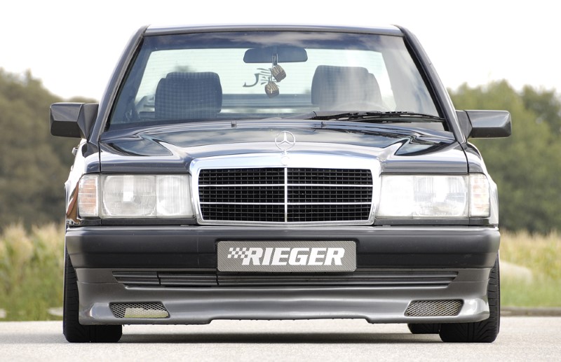 Voorspoilerlip Mercedes w201 vanaf 88 Rieger