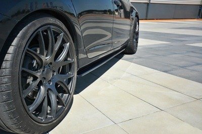 Zijskirts Volvo V60 Polestar Facelift Zwart Glans
