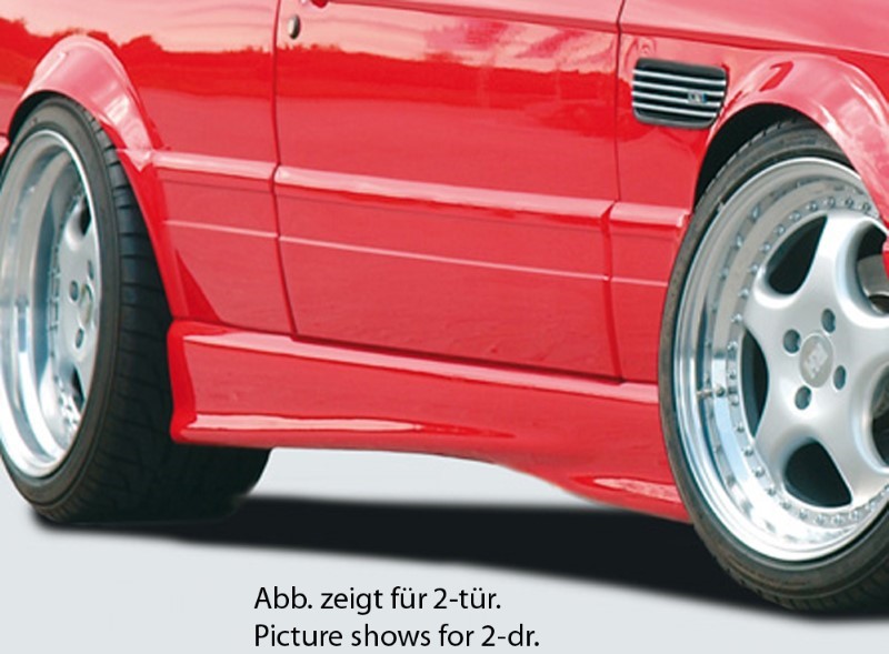 Zijskirts BMW E30 4 Deurs Rieger