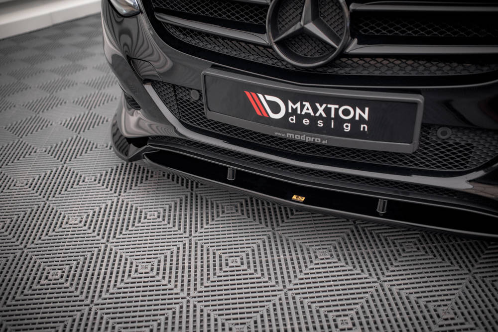 Voorspoiler Mercedes B Klasse W246 FL Maxton Glans Zwart