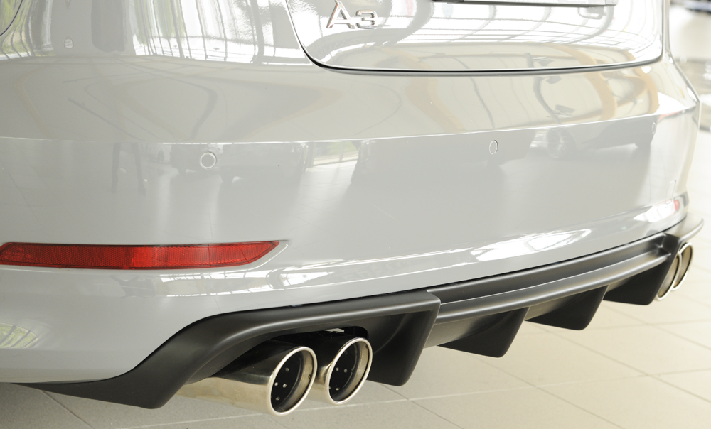 Achter Skirt Audi A3 8V 12-16 S-line Rieger ABS