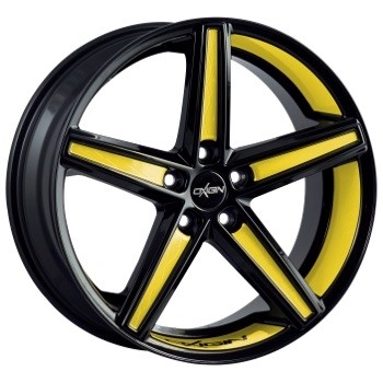 Velgen Oxigin 18 Concave gelb foliert 8.5x19 inch 5x112 ET25