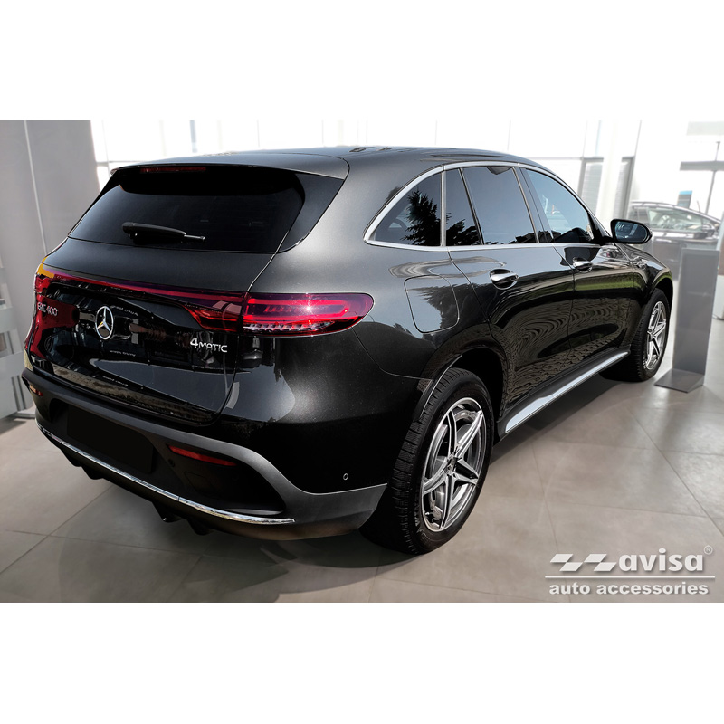 Echt 3D Carbon Achterbumperprotector  Mercedes EQC (N293) 2019-