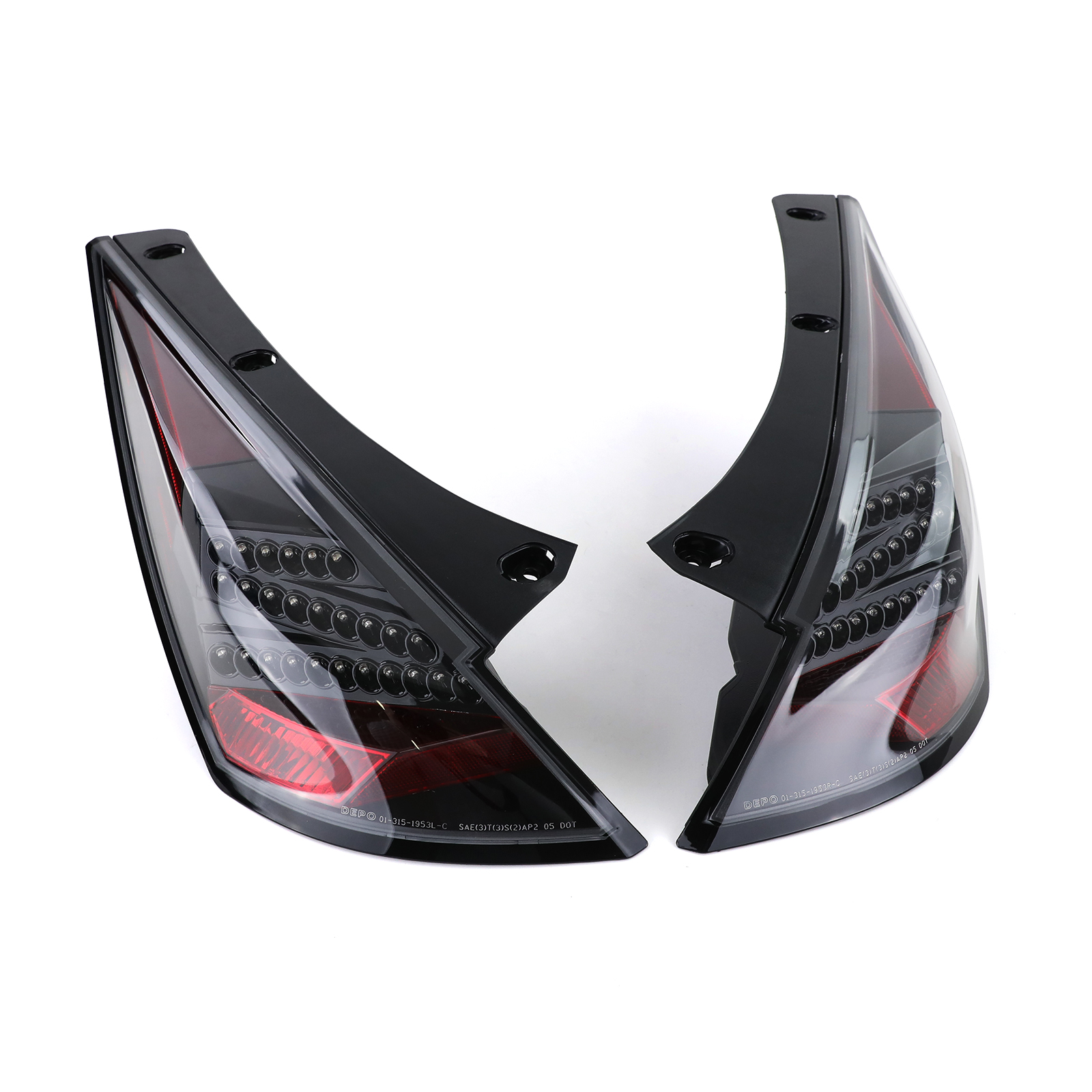 Achterlichten Nissan 350Z Z33 02-08 LED Z-Design zwart