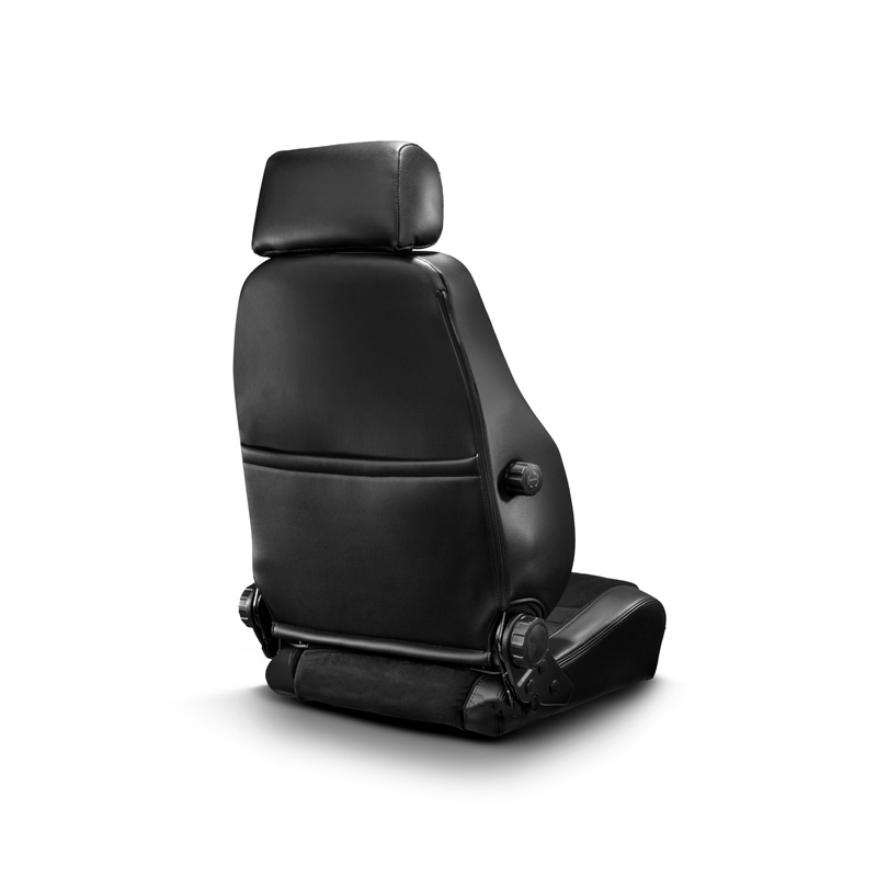 Sparco Sport Seat GT - Black Skai + Black Microfibre - Reclinable