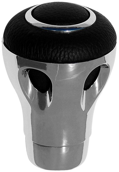 Pook Caos Black Leather/Chrome