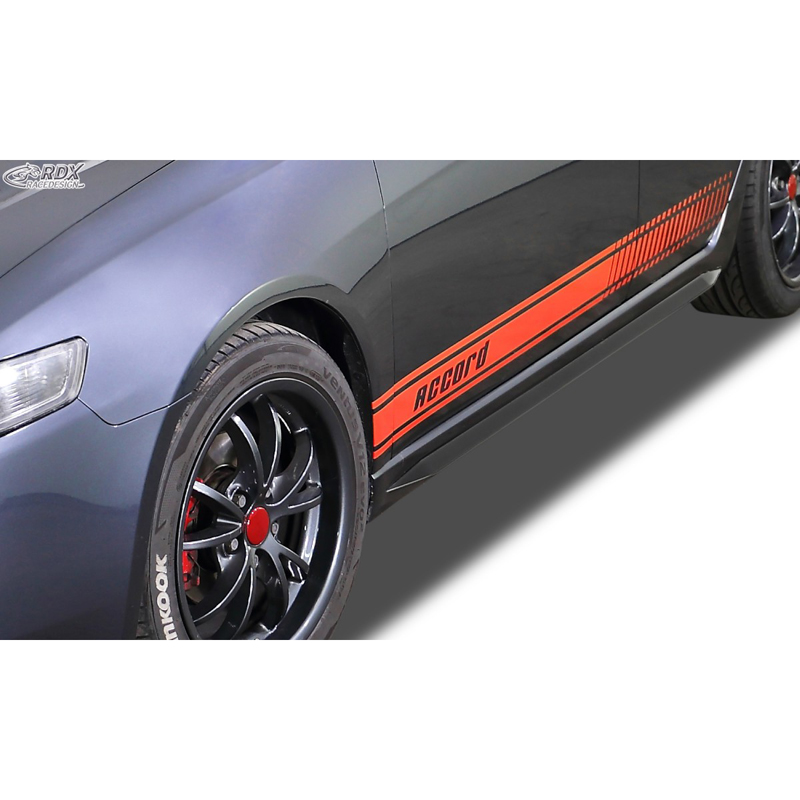 Side skirts 'Slim'  Honda Accord Sedan/Tourer 2003-2008 (ABS glossy black)