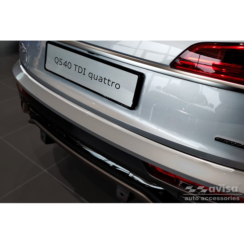 Stainless Steel Rear bumper protector  Audi Q5 Sportback 2020- incl. S-Line