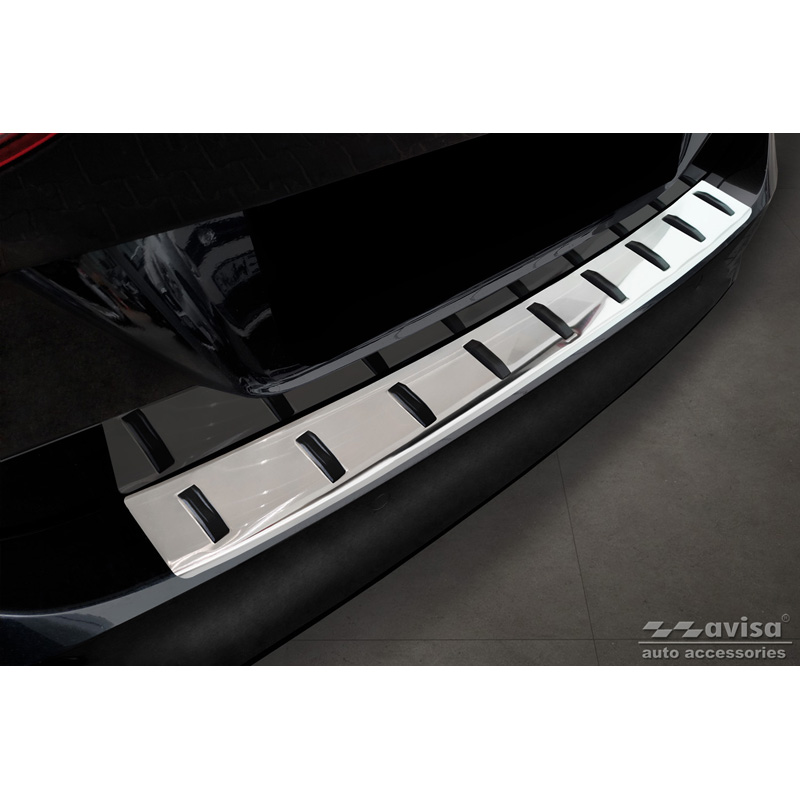 Stainless Steel Rear bumper protector  Volkswagen Golf VII Variant incl. Alltrack 2012-2017 'STRONG EDITION'