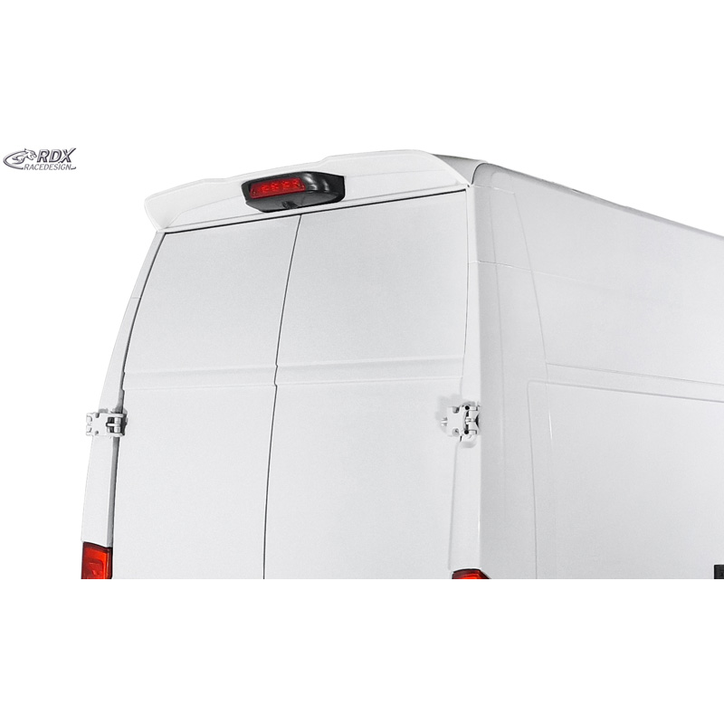 RDX Racedesign Roof spoiler  Citroën Jumper 2006- / Fiat Ducato 2006- / Peugeot Boxer 2006-  / RAM ProMaster 2014- / Opel Movano 2021- / Toyota Proace Max 2024- (H3) (PU)