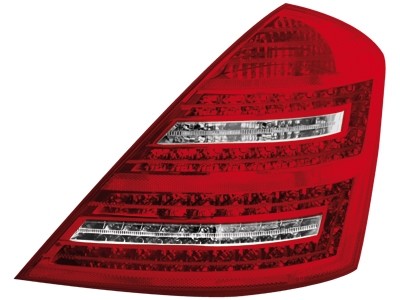 Taillights LED Mercedes S-klasse W221 red/clear