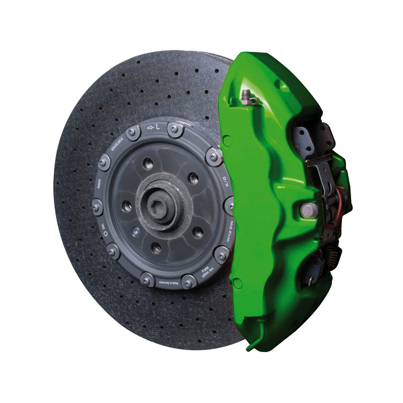 Foliatec Brake Caliper Lacquer Set - power green - 3 Components