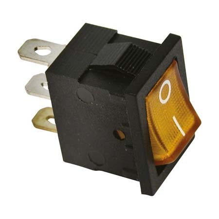 Schakelaar 'LED' Oranje 12V 15A