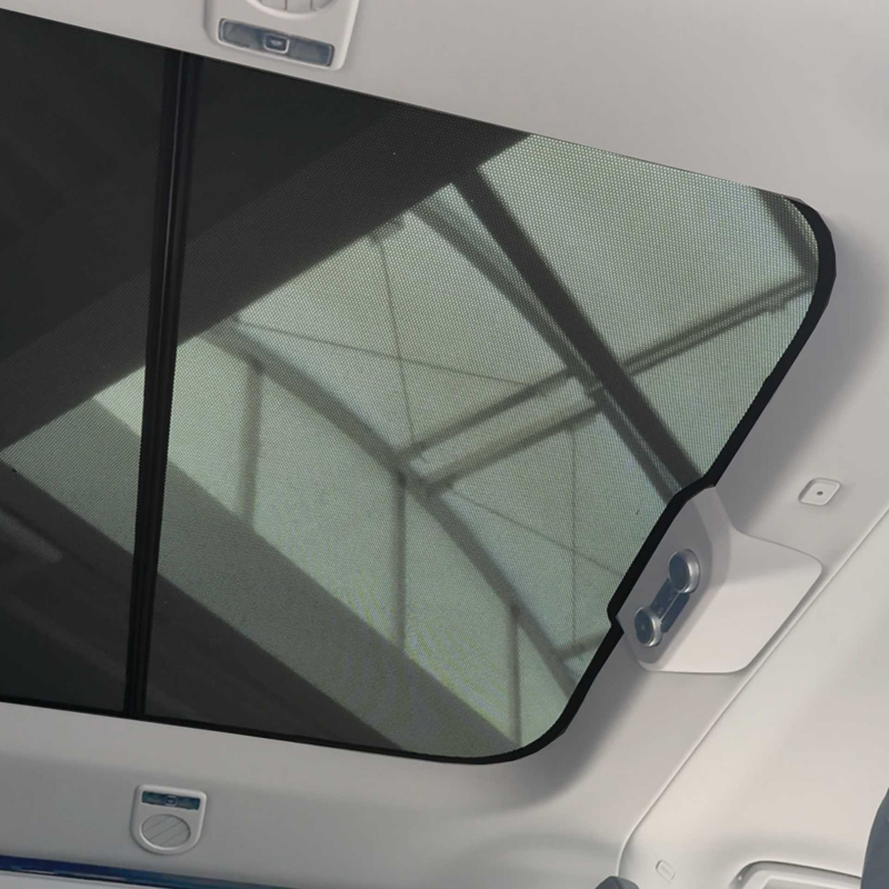 SunClip Pare-Soleil pour Toit Panoramique sur mesure pour Volkswagen T7 Caravelle (L1) 2024- & Ford Tourneo Custom (L1) 2023-