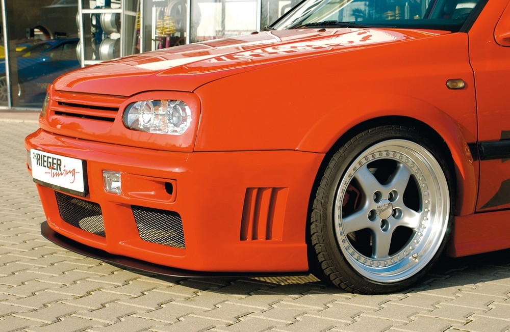 Spoilerzwaard voor Voorbumper RS4 Look VW Golf III Rieger