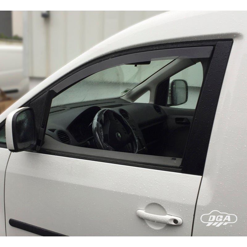DGA Wind Deflectors  Volkswagen Caddy 2/4-doors 2004-2015 (2-pieces)