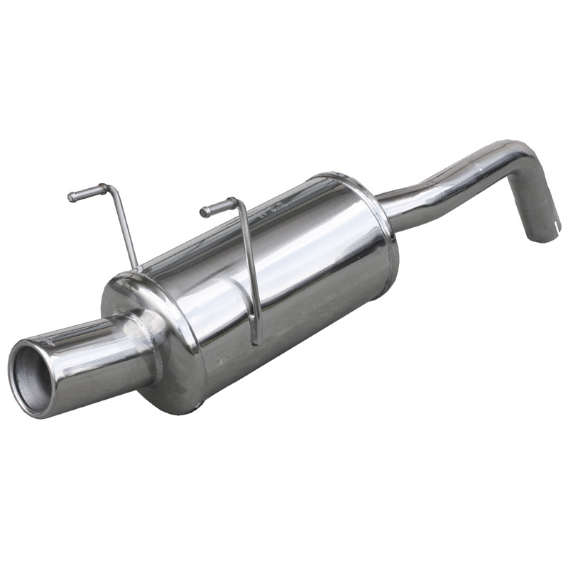 100% Inox Sport Exhaust  Fiat 500 1.4 16v (100HP) 2007- 80mm