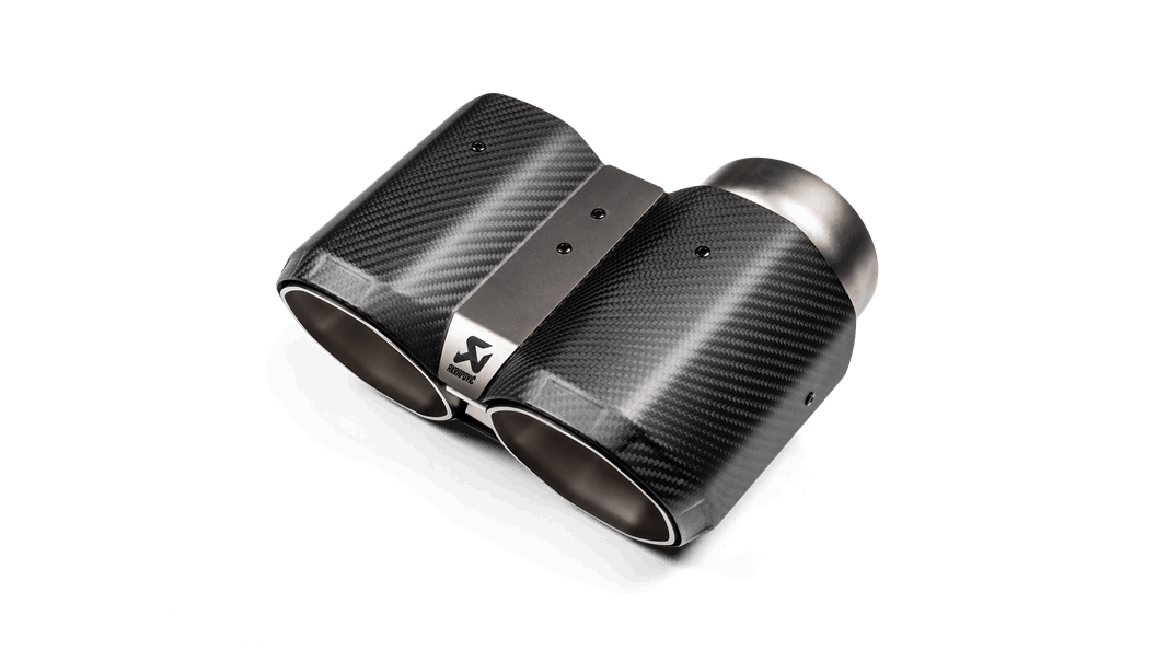 Akrapovic BMW M3 (G80) M4 (G82, G83) – Carbon Sierstukken Vierkant
