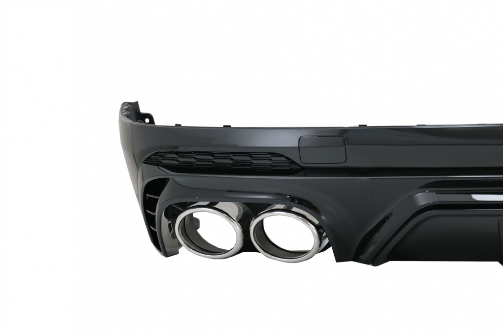 Diffuser SQ5 look Audi Q5 SUV FY S-Line (2018-2020) Zilver