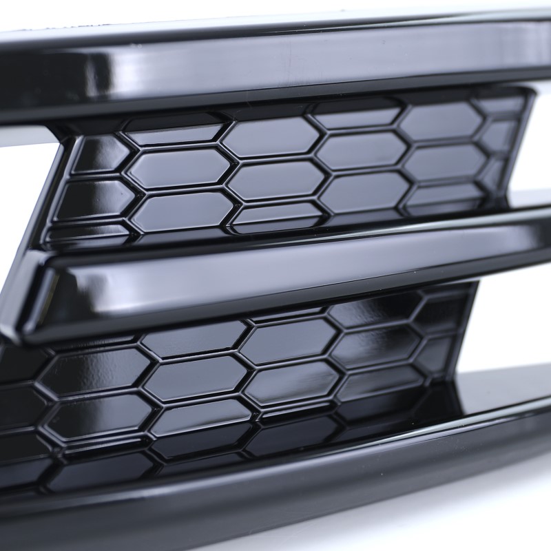 Grill-covers VW Golf VII 12-16, GTI-Look glans zwart