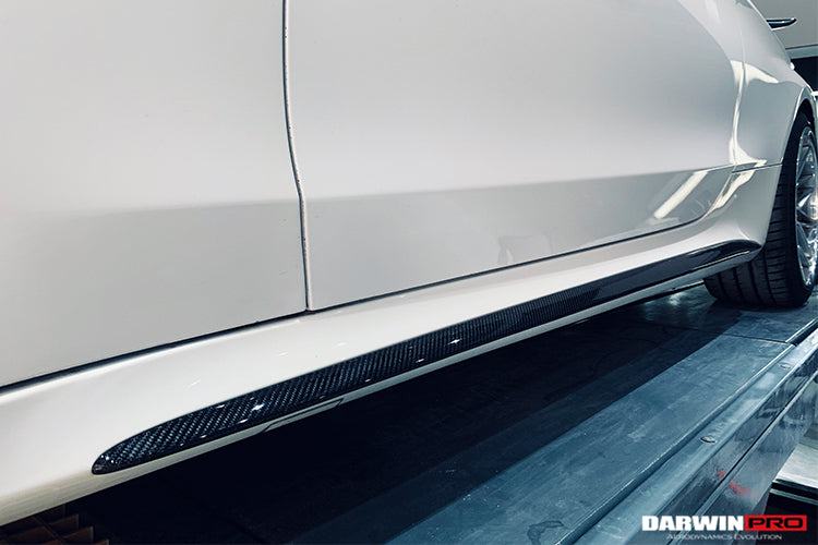 Mercedes Benz W205 C63/S AMG Coupe Carbon Fiber Zijskirts 2015-2018
