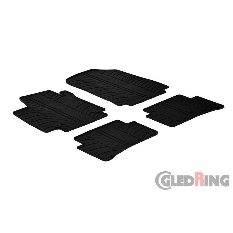 Rubbermatten  Renault Clio IV 5 deurs 2012-2019 / Clio IV GT 2013- / Captur 2013-2019