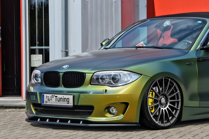 Voorspoiler lip voor BMW 1-Serie E82/E88 LCI 2011-2013