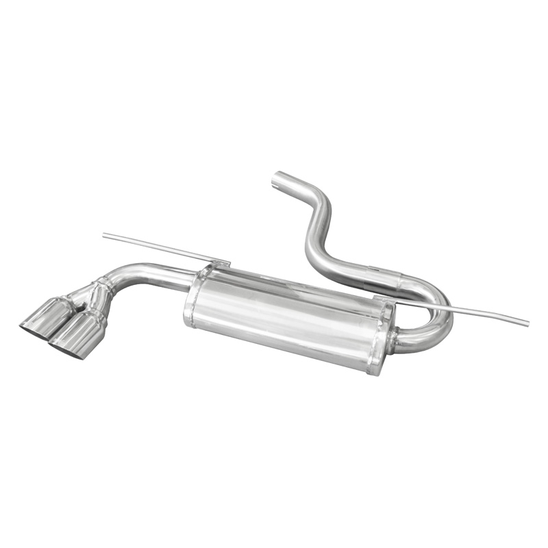 100% Inox Sport Exhaust  Volkswagen Golf VII 1.4 125hp 2013- 2x80mm Racing