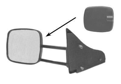 spiegel, Combo, bol glas, rechts,-1995 Opel Corsa B, 1993-2000