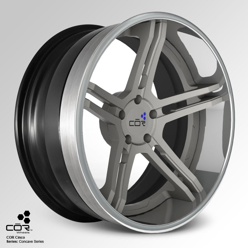 COR WHEELS Cinco Super Concave 22x10.5J 5x112