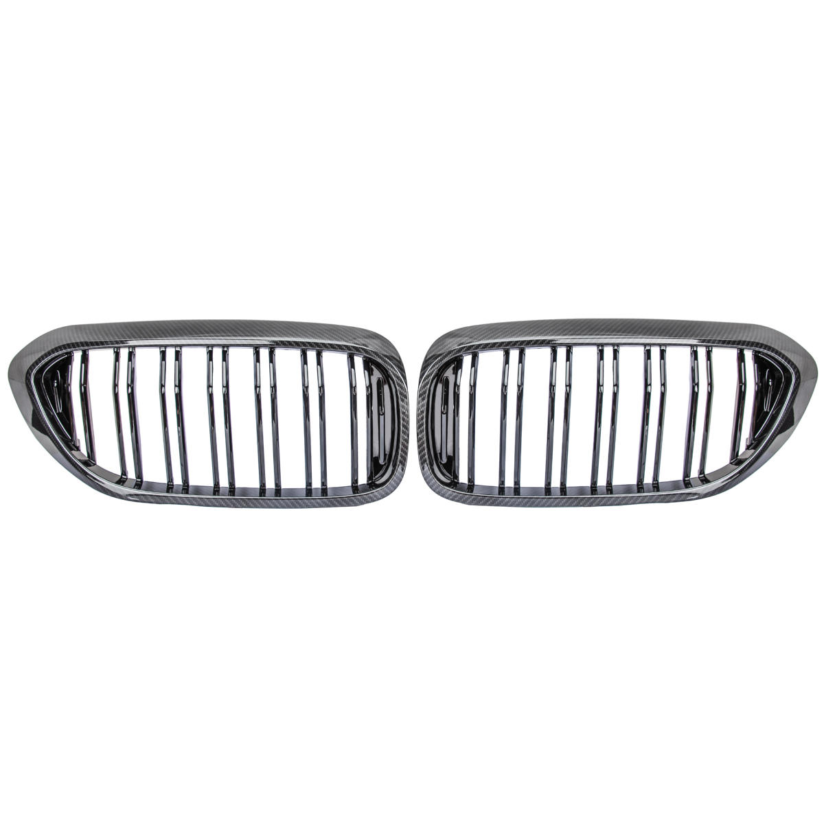 Grill BMW G30/G31 Glossy Carbon / Glans black 17- ..