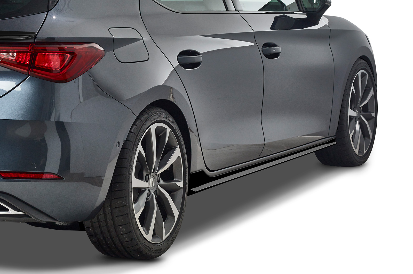 Zijskirts Seat Leon 4 (Typ KL) CSR glans Zwart
